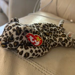 Ty beanie babies Freckles the leopard with tags
